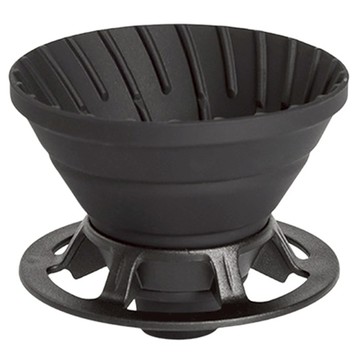 良瑞軒 摺疊便攜式咖啡濾杯 適用V60/蛋糕濾紙  1個  CAKN0179BK 黑色  1-2人份