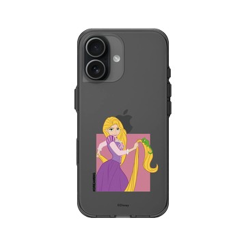 iPhone 17 Clear (相機按鈕) 酷墨灰 - 迪士尼-公主系列 Disney Princess - 公主專屬系列-魔髮奇緣 樂佩公主