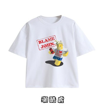 【臺灣-出貨】2025高品質夏季純棉短袖💖上衣T恤兒童男女童爆款吸汗ins風印花 6OYV