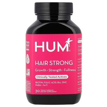 HUM Nutrition, 頭髮強韌幫助，30 粒全素膠囊