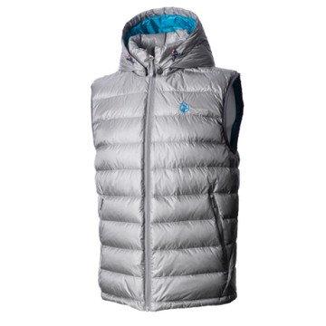 【WILDLAND荒野】男700FP拆帽極暖鵝絨背心92中灰色