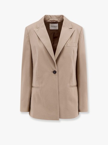 Cotton blazer with peak lapel - CLOSED - gender_Woman