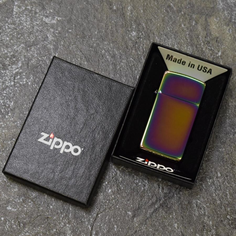 ZIPPO ジッポライター SLIM SPECTRUM(スリム スペクトラム) 無地 ジッポー ライター #20493 プレゼント