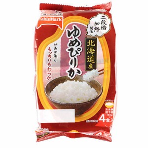 テーブルマーク たきたてご飯 北海道産ゆめぴりか (150g×4食)×8個