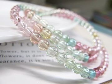 冰透碧璽 電氣石 避邪 增加異性緣 偏財運 滿足七脈輪 三圈手鍊