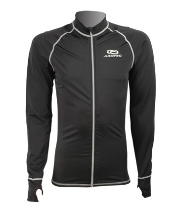 【【蘋果戶外】】AROPEC 亞洛沛 台灣製 男款長袖萊克防曬拉鍊上衣 黑 SS-Z51M 前開拉鏈 防晒衣