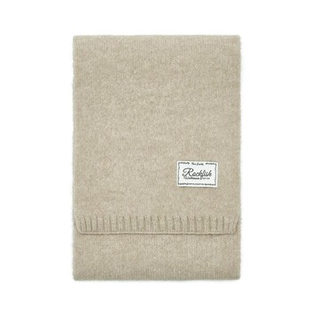 韓國 Rockfish Weatherwear FLUFFY SCARF 親膚針織圍巾 米色 BEIGE