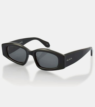 Alaïa Logo rectangular sunglasses