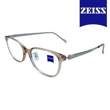 【ZEISS 蔡司】光學鏡框 ZS23715LB 278 方框眼鏡 輕盈質感 柔和桃 粉色框 52mm