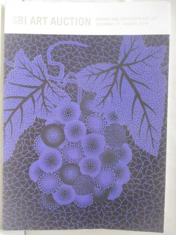 【書寶二手書T6／收藏_QND】高_SBI Art Auction_Modern and…Art_2018/1/27