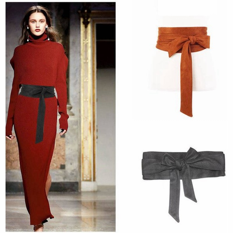 サッシュベルト レディース リボン サッシュ スエード調 ワンピース ドレス 太ベルト ウエストマーク ハイウエスト ワイド 穴なし 太め カジュアル 通販 Lineポイント最大0 5 Get Lineショッピング