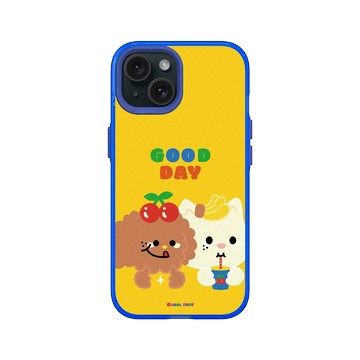 iPhone 15 Clear 激光藍 - Carol Meat 卡肉 - 來一杯狗汁！