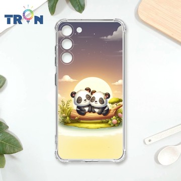TRON 三星 S23 可愛萌熊貓 四角防摔 軟殼 手機殼