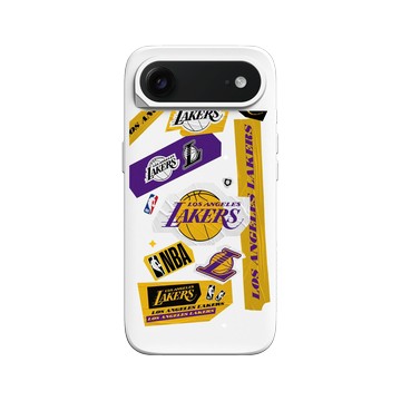 iPhone Air SolidX 白 - NBA - 拼貼系列-洛杉磯湖人 L.A. Lakers - Collage