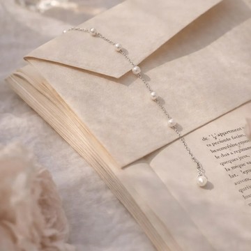 【MAISON M】Voie Lactée bracelet silver 滿天星淡水珍珠手鏈 銀