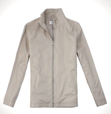 美國百分百【全新真品】Calvin Klein CK 型男 擋風外套 立領夾克 透氣 騎士 金屬色 免運 M XL