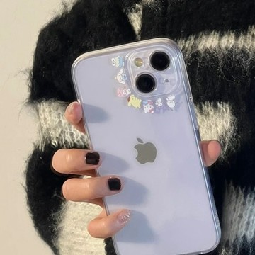 ins圈圈兔子適用蘋果手機殼可愛保護套iPhone 16 15 14 13 12 11 Promax XR XS 8 7