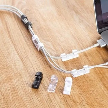 【PS Mall】自粘電線理線器固定夾線卡 2組 (J093)