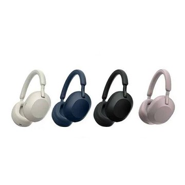 SONY 索尼 WH-1000XM5 真無線降噪耳罩耳機 黑色/銀色/藍色/玫瑰灰黑色