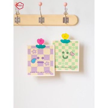 MSS喵術士不拘一格系列花花格紋木漿棉抹布清潔洗碗布去油吸水