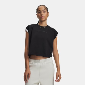 【UNDER ARMOUR】女 Icon Cut Off 短袖T-Shirt 6013538-008