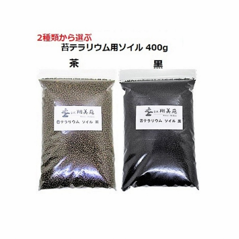 独特の上品 苔テラリウム用ブレンド土 大容量パック 400g×2 L462
