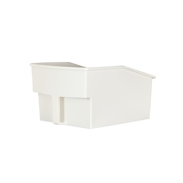 【日本霜山】無印風高位層架用提把式收納籃(大款)-3入