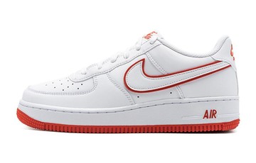 AIR FORCE 1 GS WHITE PICANTE RED