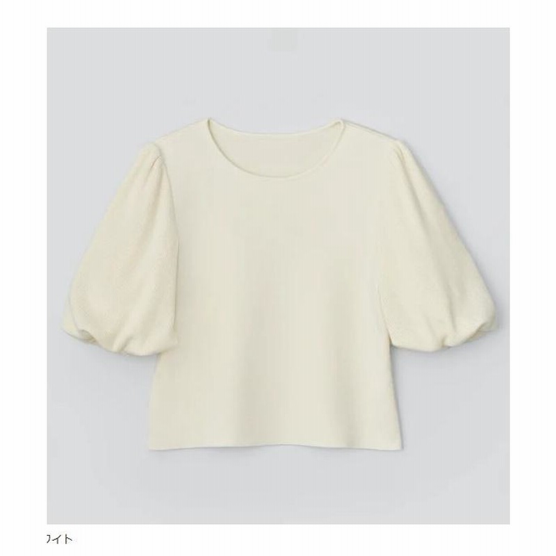 【返品不可】 FOXEY BOUTIQUE(フォクシー） パフスリーブニット PAPILLON トップス