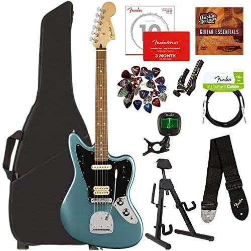 フェンダーPlayer Jaguar Pau Ferro Bundle with Hard Case, Tuner, Strap, Instrumen