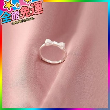 🌸台灣出貨🌸 可愛戒指少女蝴蝶結戒指食指戒小衆設計指環小清新冷淡風高級 🥇滿額免運🥇X370-11-A