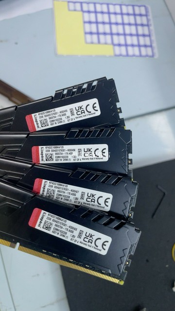 金士頓 FURY 駭客野獸 ddr4 32g 4條 3200mhz 嶄新 c16 内存組【三和電腦配件店】