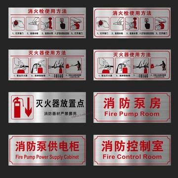 【店長推薦】 消防水泵接合器標識牌不鏽鋼閥門掛牌消火栓銘牌室外標誌牌定做 優質