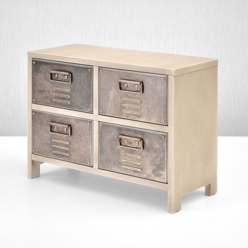 LOFT工業風 四抽木質收納盒(四色)