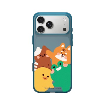 iPhone 17 Pro Max Clear (相機按鈕) 夜幕藍 - Niniwanted - Happy Friends