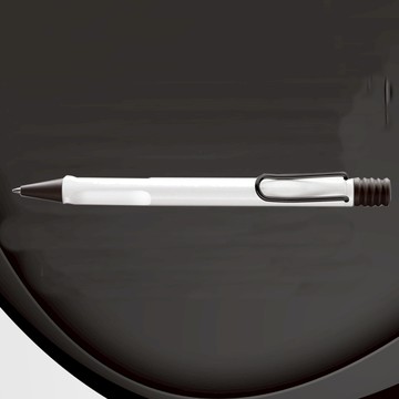 【LAMY】 原子筆 / Safari 狩獵者系列 - 白黑 - 官方直營旗艦館