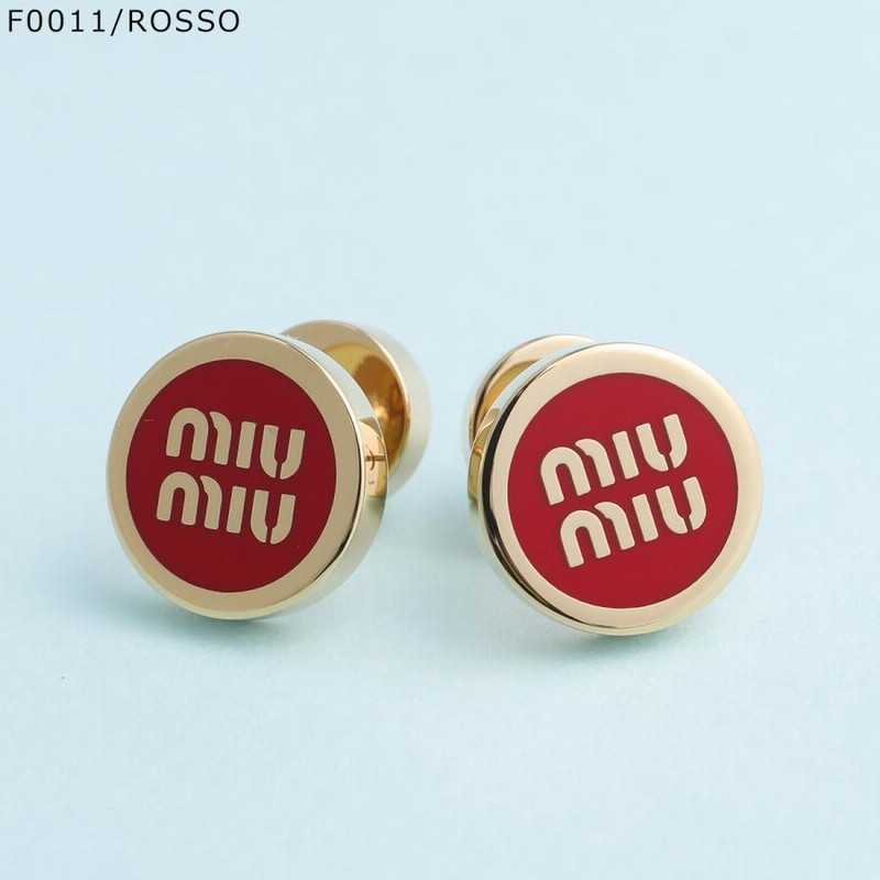 Miu Miu｜ (5JO912 2F6T F098L) miu MIUMIU ミュウミュウ ピアス 5JO912 2F6T レディース ロゴ