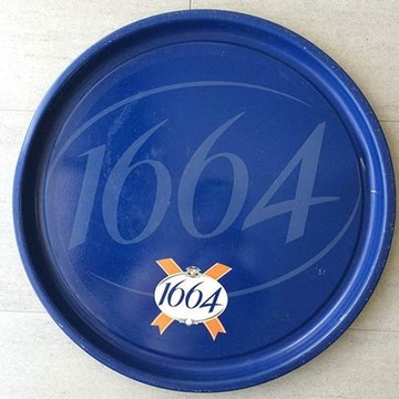 復古大型托盤 Kronenbourg 啤酒 1664 也適合作為牆面掛飾 14otw10