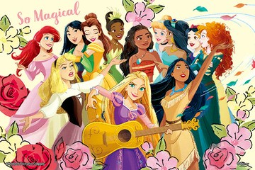 百耘圖 - Disney Princess 公主鐵盒拼圖36片 BX036010