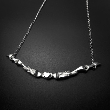 R6款-925純銀項鍊-幫您設計字母+數字