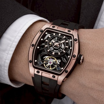 【WANgT】【BENTLEY 賓利】THE UNIVERSE 萬象系列 BL-30 酒桶 機械 鏤空 夜光 手錶