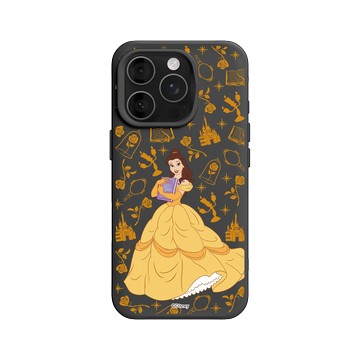 iPhone 16 Pro SolidX 黑 - 迪士尼-公主系列 Disney Princess - 迪士尼公主 - 貝兒