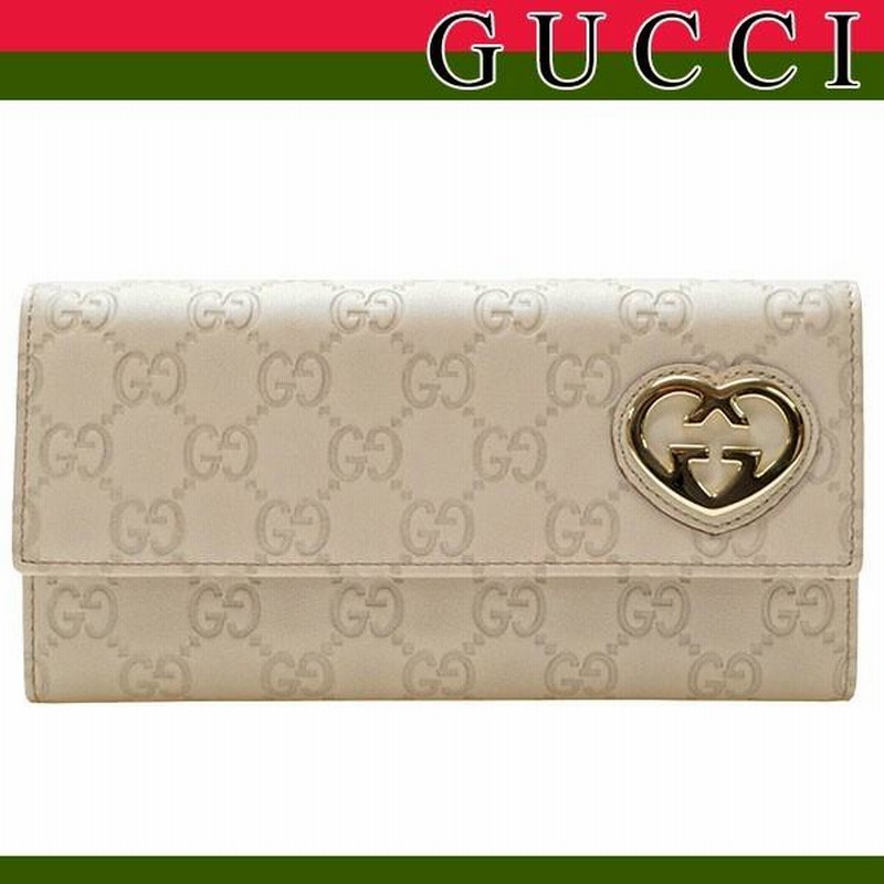 グッチ 財布 GUCCI 長財布 ハート ラブリー グッチシマ 245728 