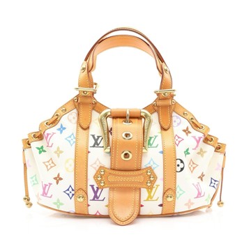 LOUIS VUITTON LV 路易威登 Theda GM 手提包 白彩 原花帆布 M92347 二手精品 【二手名牌BRAND OFF】