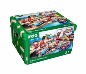 BRIO (ブリオ) WORLD レールロードデラックスセット 木製レール おもちゃ 33052