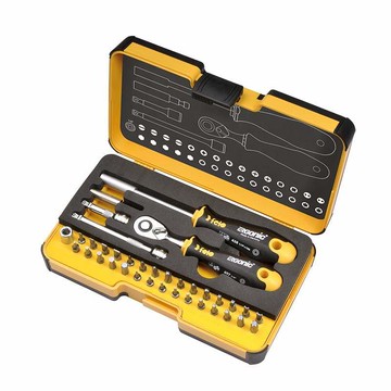 超軟柄棘輪板手起子組36件組 R-GO36