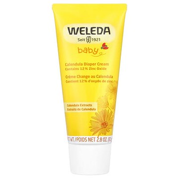 Weleda, 嬰兒，金盞花尿布疹膏，金盞花提取物，2.8 盎司（81 克）