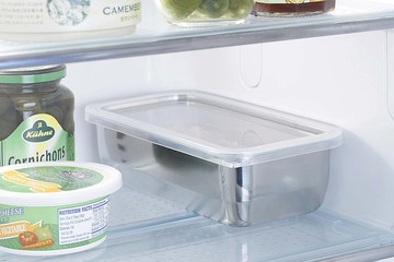 日本 下村工業 日本製長方形不鏽鋼調理保鮮盒1100ML-2件組