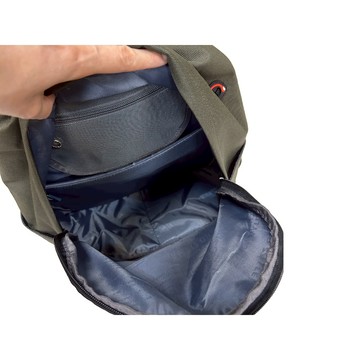 ~雪黛屋~SPYWALK 後背包大容量可A4夾主袋+外袋共二層簡易兒童青少全齡適SD5341