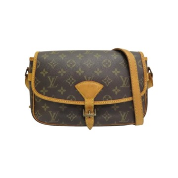 LOUIS VUITTON LV 路易威登 棕色 原花帆布 Sologne 肩背包 M42250 【二手名牌BRAND OFF】